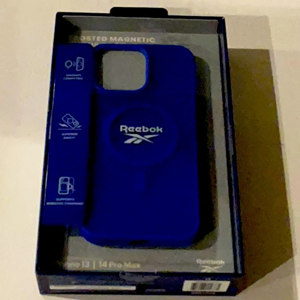 Frosted Magnetic iPhone Case with Phone Stand fits iPhone 13 and 14 ProMax.